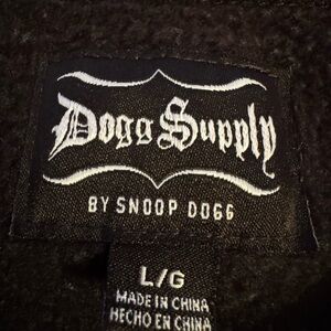 Snoop on the Stoop Black Graphic Crewneck Sweater